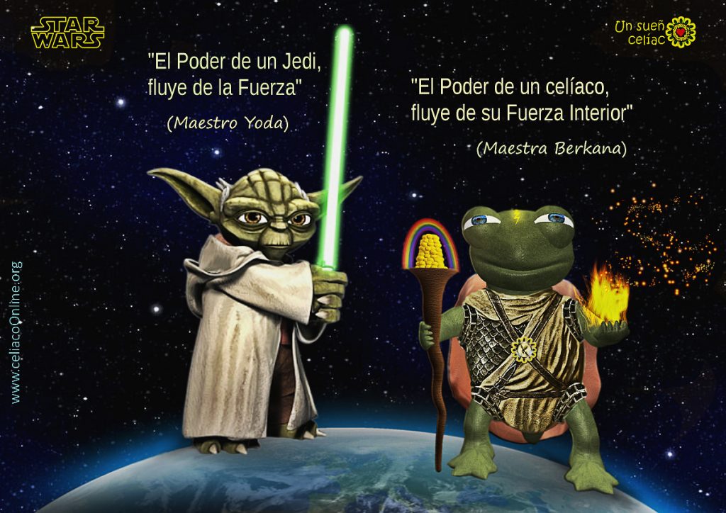 Berkana y yoda celiacos