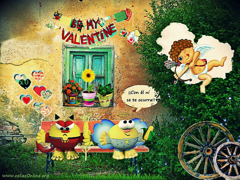 San valentin enfermedad celiaca