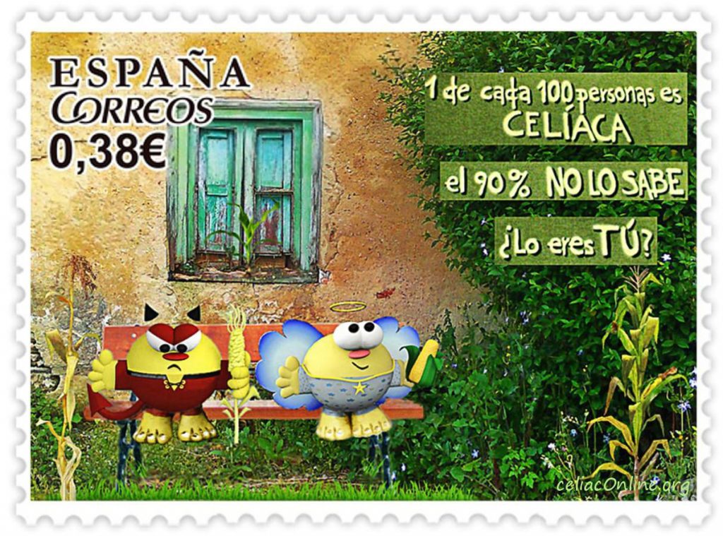 sello correos enfermedad celiaca