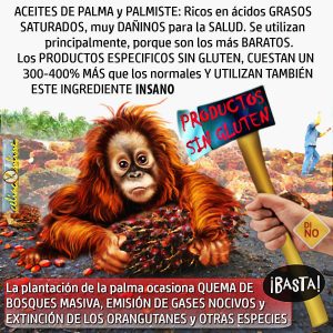 productos sin gluten no al aceite de palma